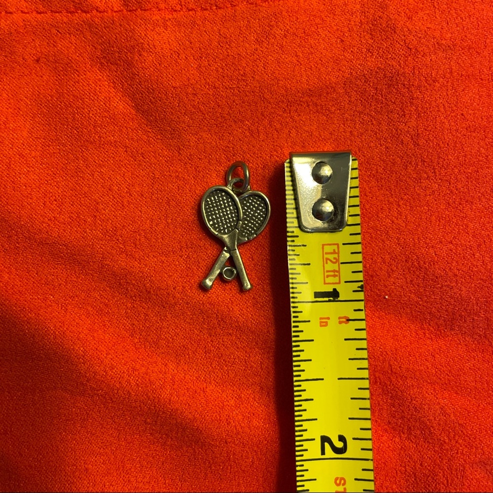 Tennis Charm for Charm Bracelet or Necklace